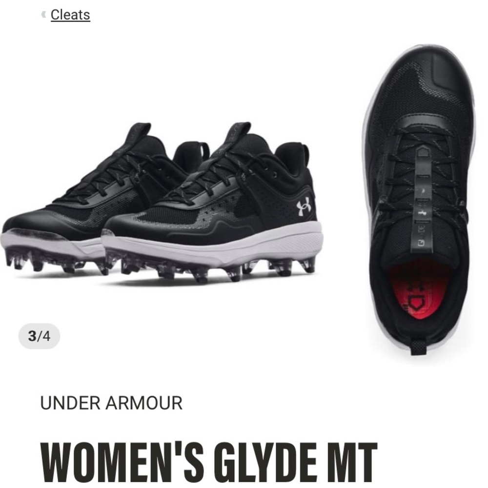 Women’s Under armour softball cleats. Size 9. NWOT